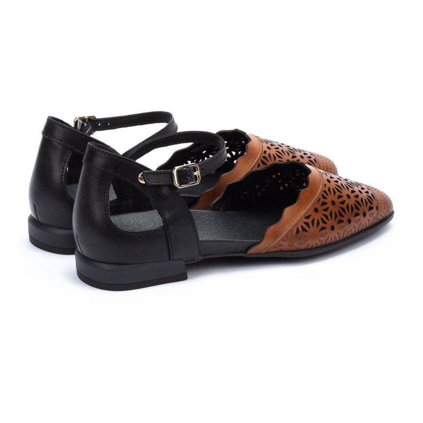 Women's Pikolinos BENISSA Flat Sandals Black / Brown | NZ W7123QA